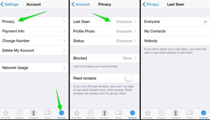 WhatsApp privacy