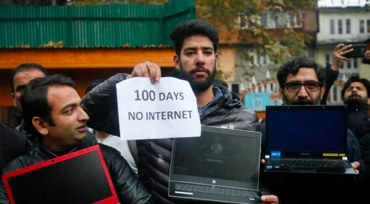 internet shutdown in India