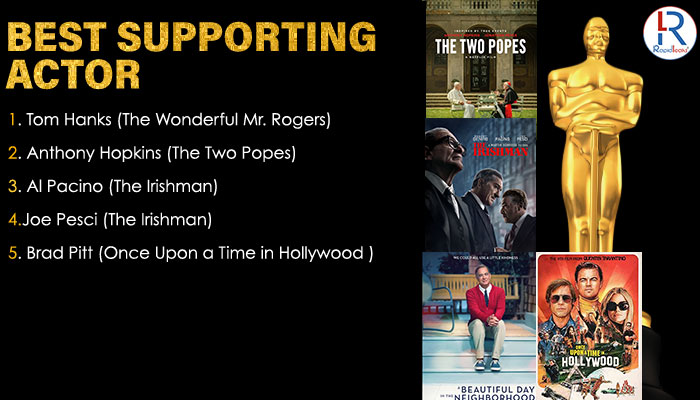 Oscar 2020 Nominations  for  BEST SUPPORTING ACTOR