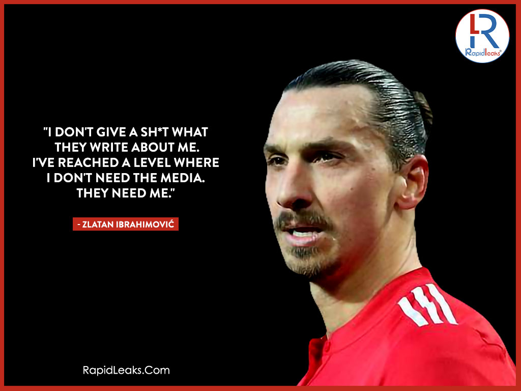 Zlatan Ibrahimović Quotes 1 - RapidLeaks