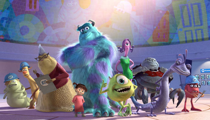 best animated films for Children- Monsters, Inc.