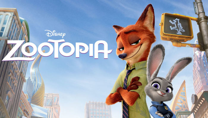 best animated films for Children- Zootopia 