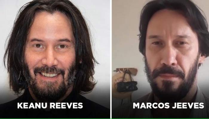 Is there a Keanu Reeves Doppelganger in Brazil? What's that about?