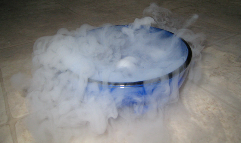 How is dry ice made