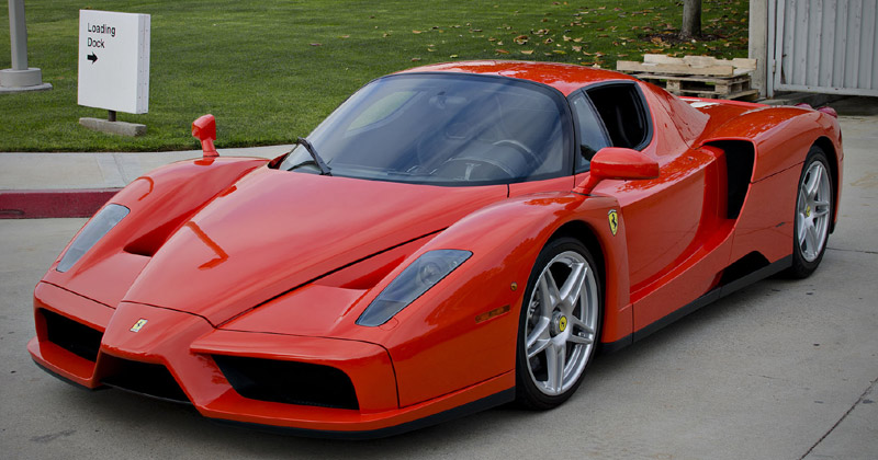 a red Ferrari