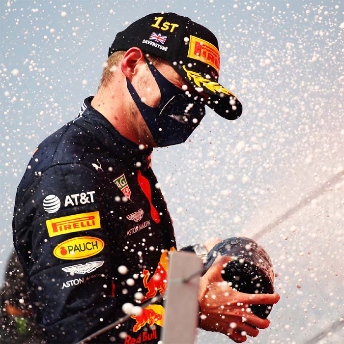 Max Verstappen wins 70th anniversary GP