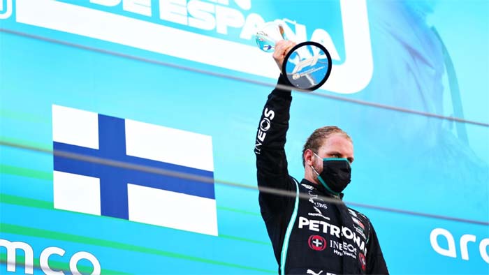 Valtteri Bottas captured a fiftieth career podium