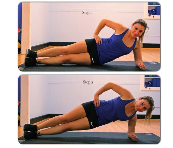 Side Plank Hold Isometric Exercises