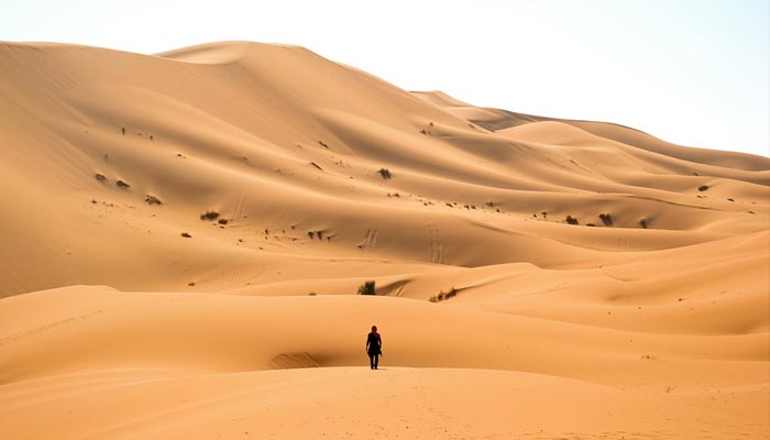 Sahara Desert | How did the sand get into the Sahara Desert?