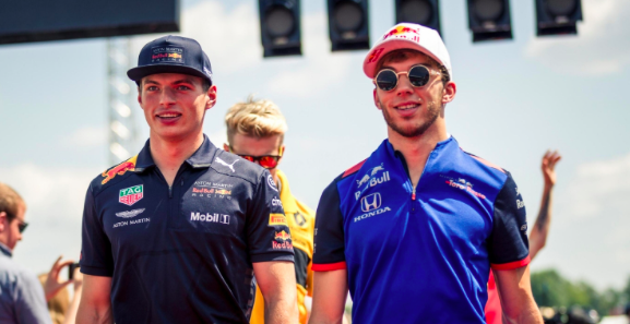 Pierre Gasly Alongside Max Verstappen