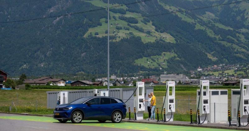 electric car in Switzerland