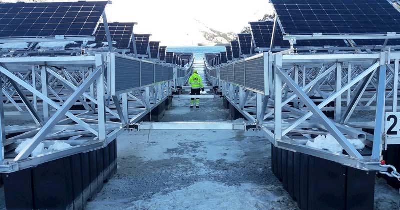 solar plant in Switzerland