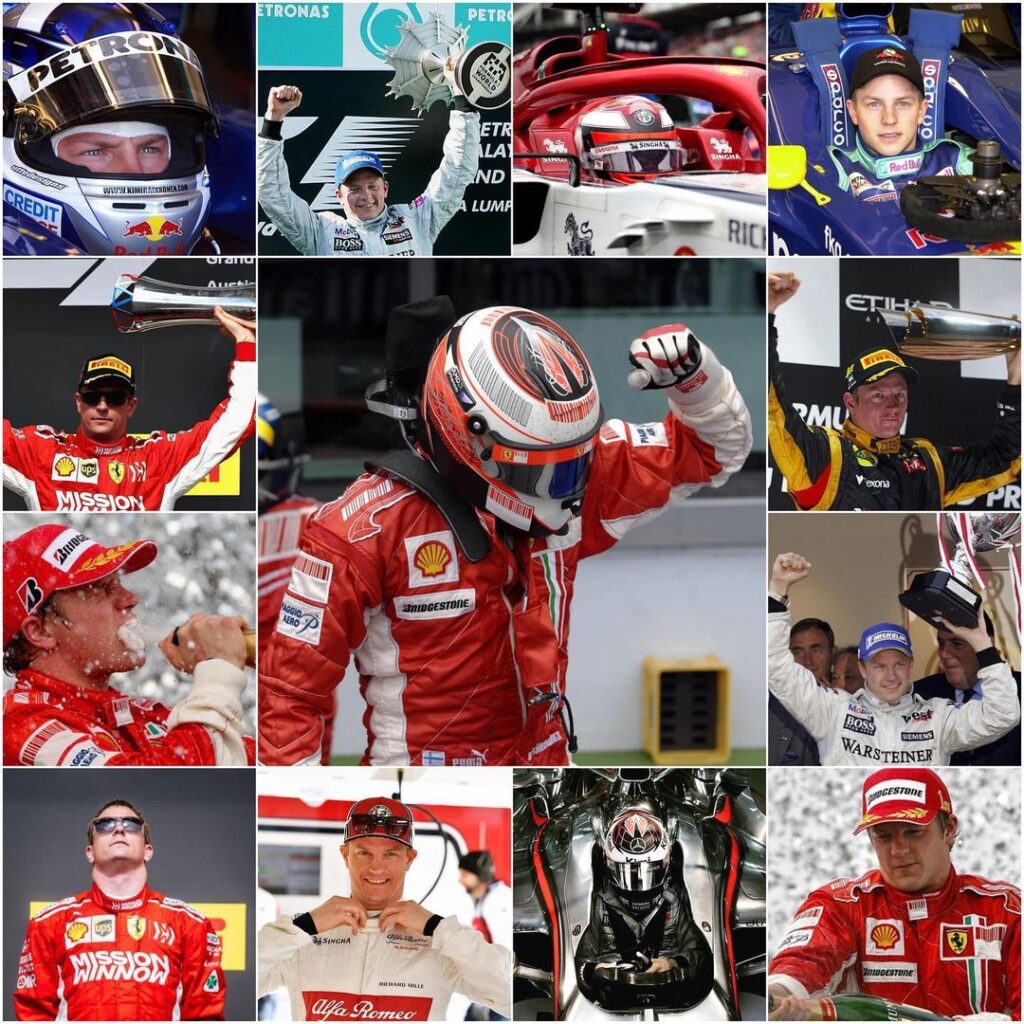 kimi raikkonen collage