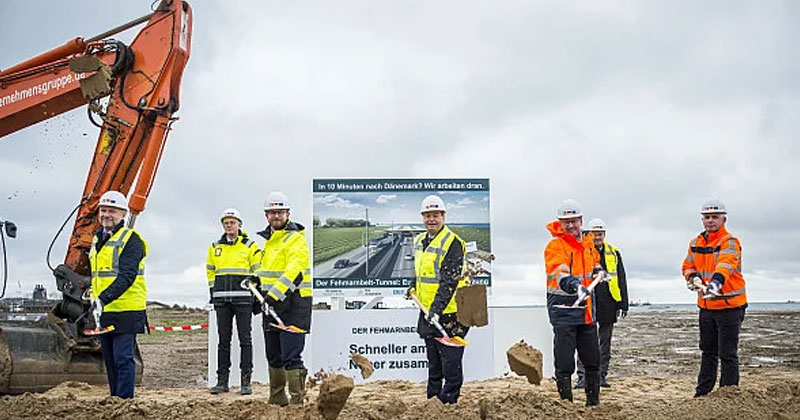Germany To Denmark rail tunnel construction