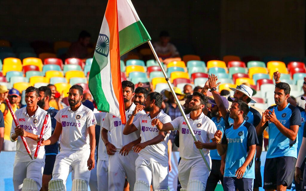 team India at Gabba
