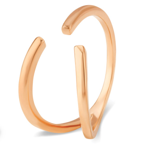 Contemporary Rose Gold Ring - Mia by Tanishq