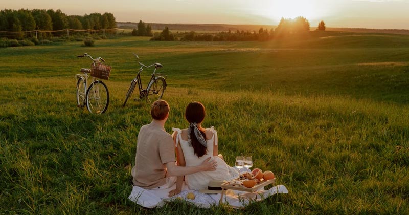 Picnic couple