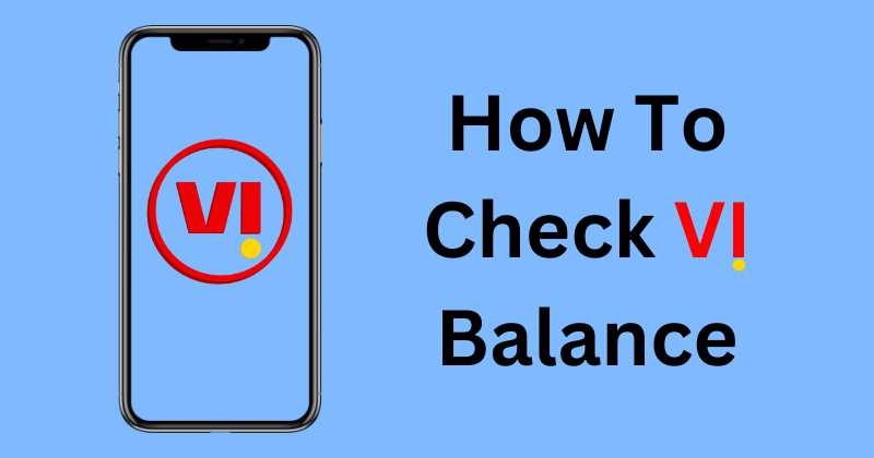 How to Check VI Balance